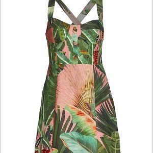 Farm Rio Amazonia Forest Tropical Mini Dress S